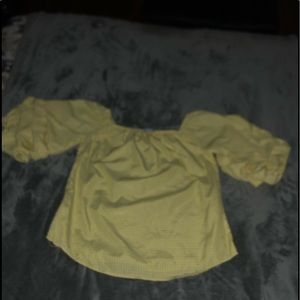 Off the shoulder blouse